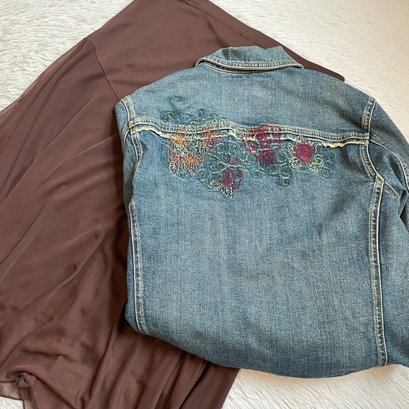 Vintage y2k Fiorucci floral denim jacket - Picture 11 of 17